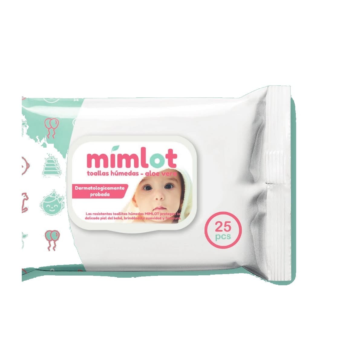 Toallas Húmedas de Aloe Vera 25 pcs