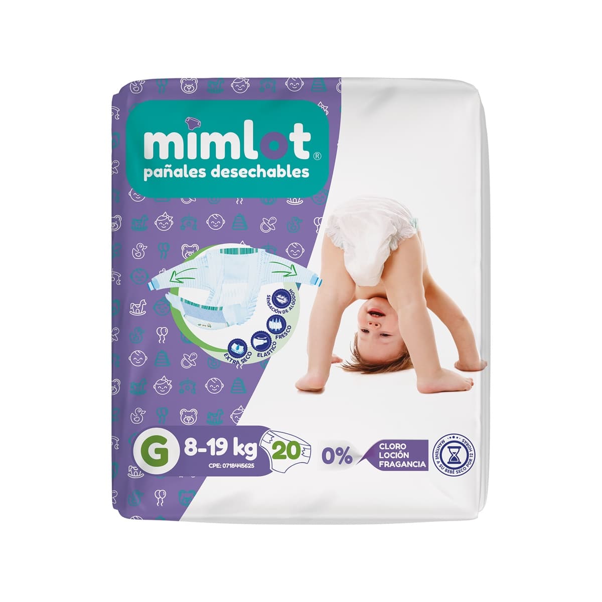 Pañales Desechables Extra Secos — Talla G