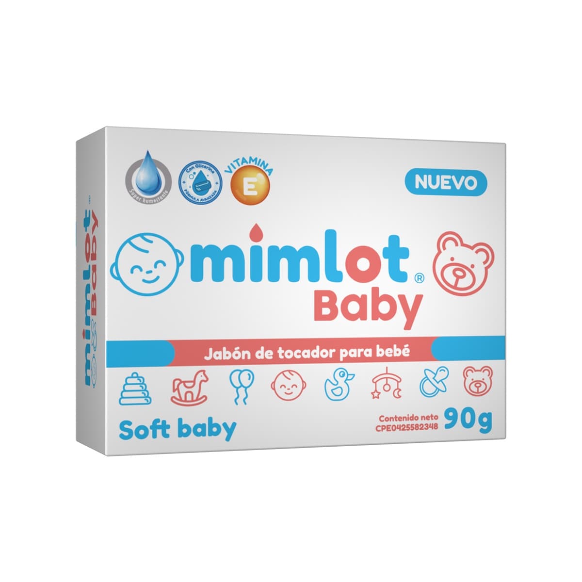 Jabón de Tocador Para Bebé Soft Baby 90 g